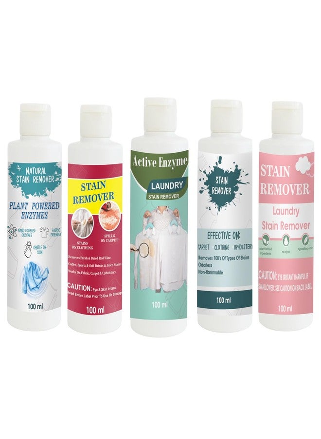 مجموعة مزيلات بقع توفوس، تتضمن مزيل بقع القمصان، الأحمر، الفستق، السماوي والوردي | محلول تنظيف متعدد الأسطح للملابس والأقمشة والمفروشات (100 غرام لكل عبوة) - Image 1